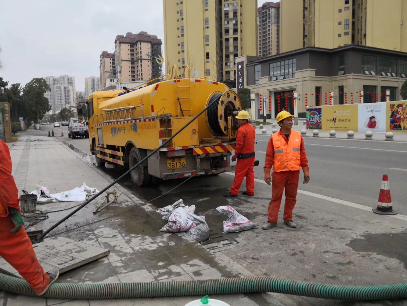 伊春排污管道清淤-管道清洗